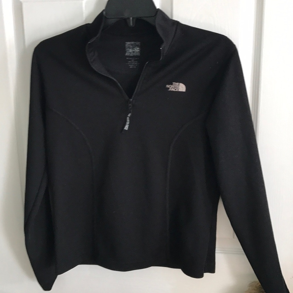 North Face black sweater size medium